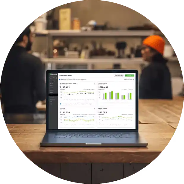 QuickBooks accounting dashboard setup consultation