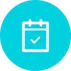 Tax preparation and filing support icon